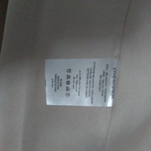 Jonathan Simkhai Signature Finley Gown Champagne - Picture 6 of 6